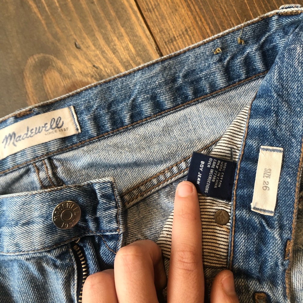 🌻MADEWELL DISTRESSED BOYFRIEND JEANS🌻 - Picture 3 of 6